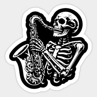 dead saxophonist Sticker